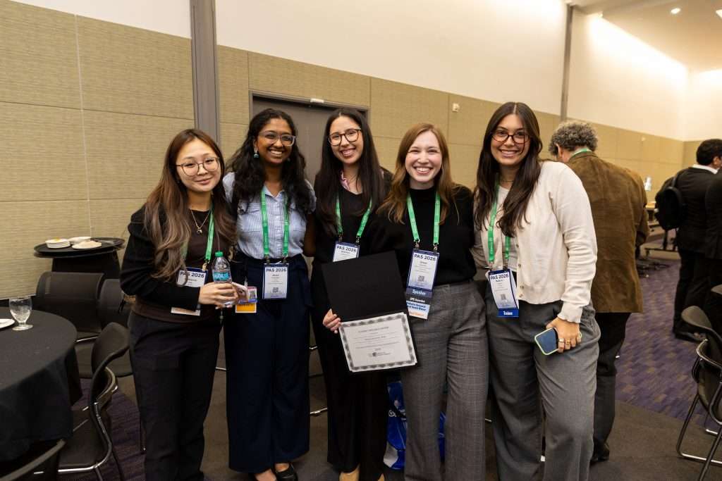 Student Research Award Recipient and Colleagues