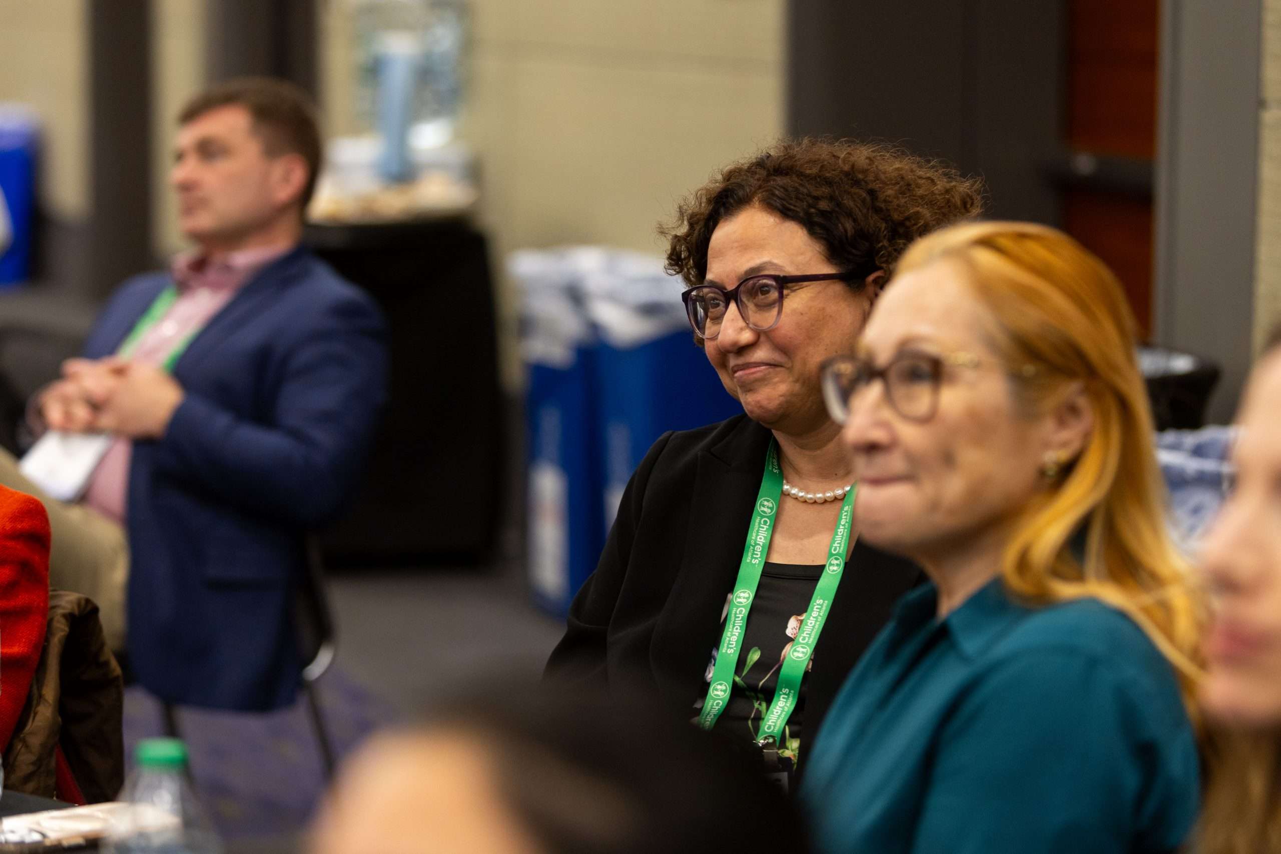 Dr. Semsa Gogcu and other attendees