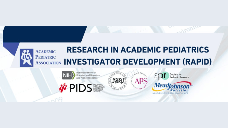 SPR Partners with the APA Research in Academic Pediatric Investigator Development (RAPID) Program